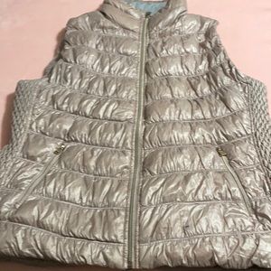Calvin Klein Rose Gold Down Vest sz 1x